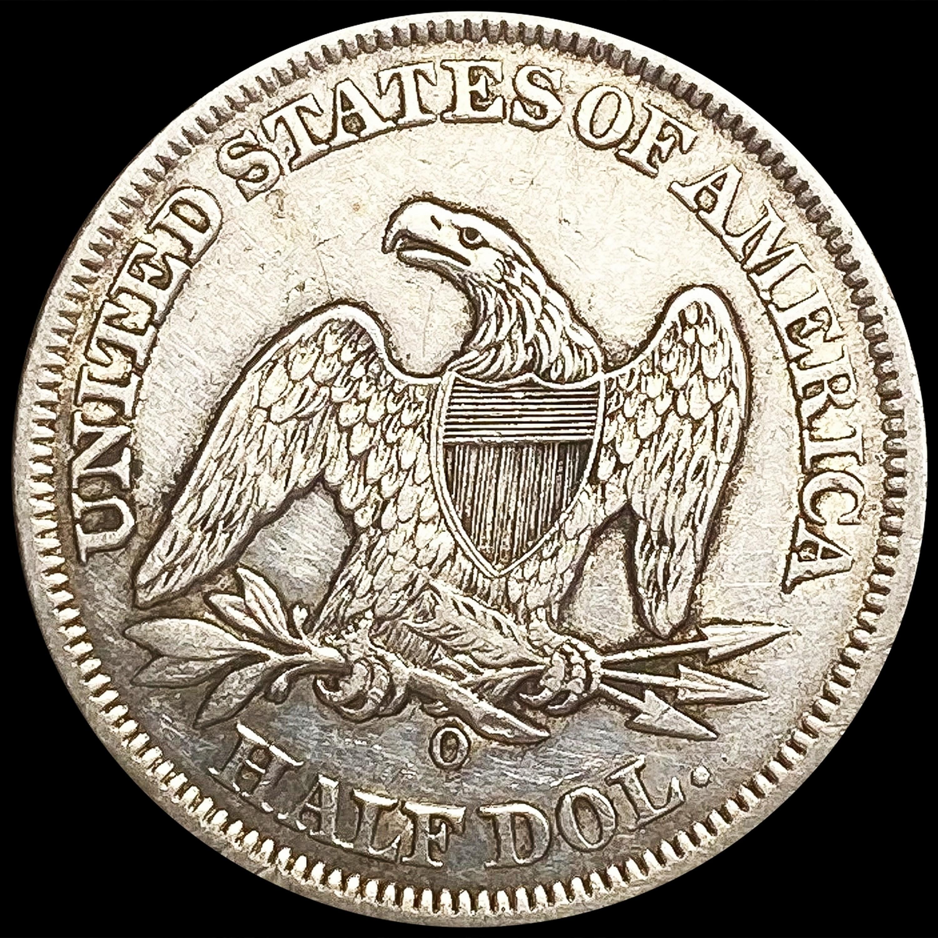 1857-O Seated Liberty Half Dollar NEARLY UNCIRCULA