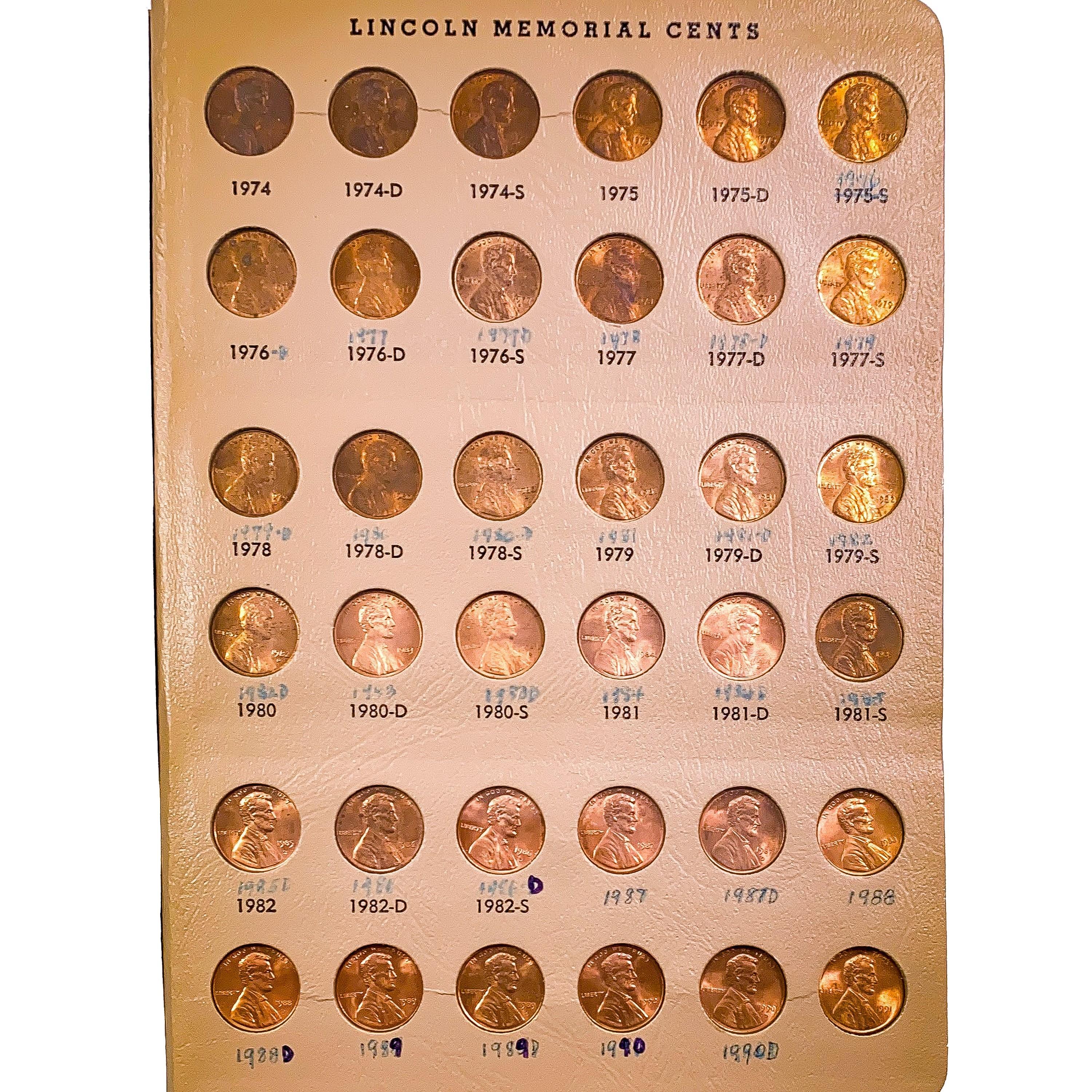 1909-1991 Lincoln Cent Collection [208 Coins]