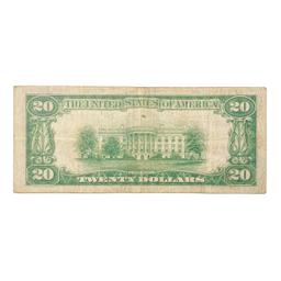 1929 D $20 US Cleveland Bank, OH Fed Res Note