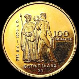 1976 Canada .25oz Gold $100 GEM PROOF