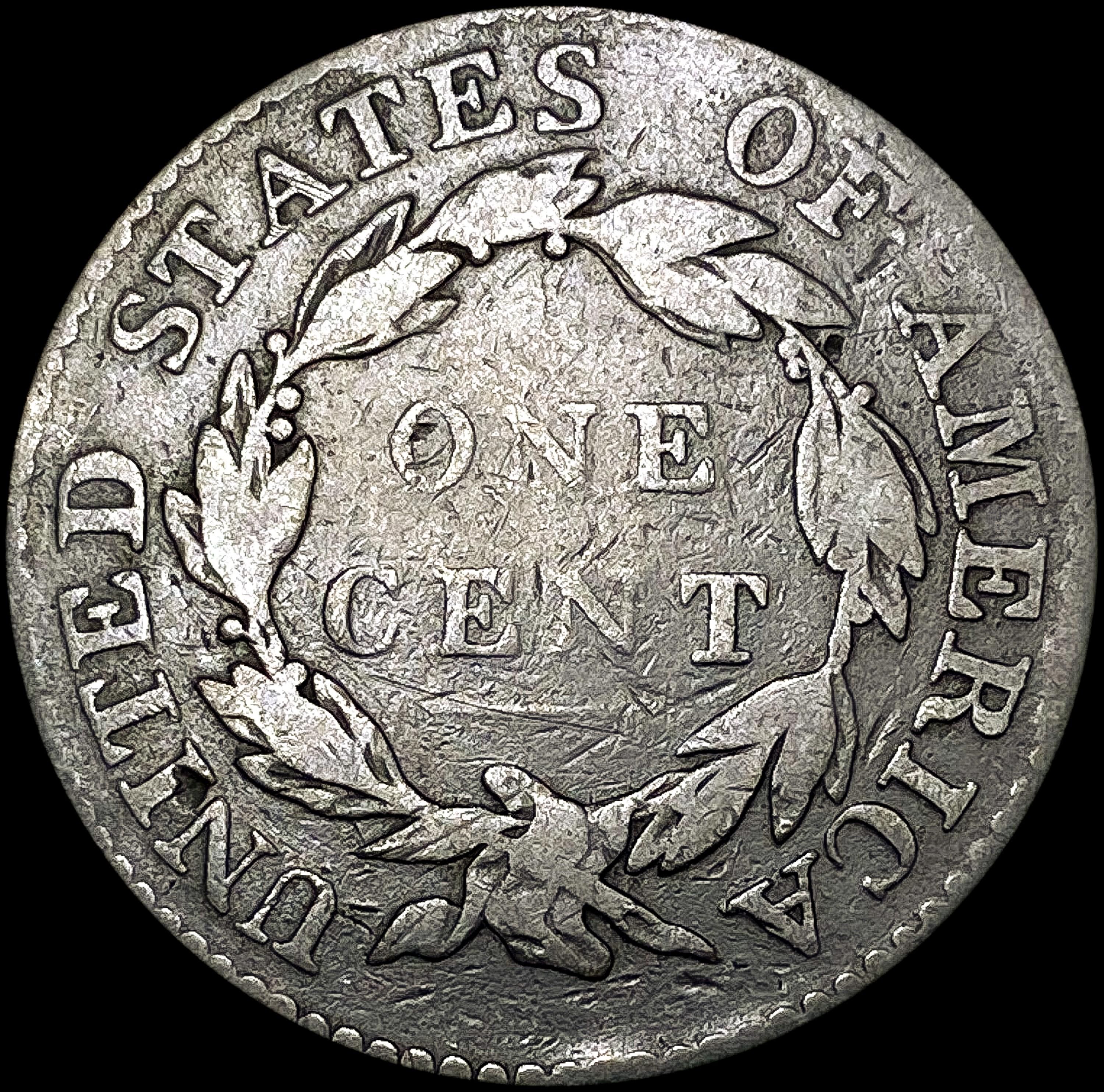 1821 Coronet Head Large Cent NICELY CIRCULATED