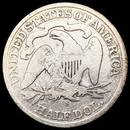 1871-S Seated Liberty Half Dollar NICELY CIRCULATE