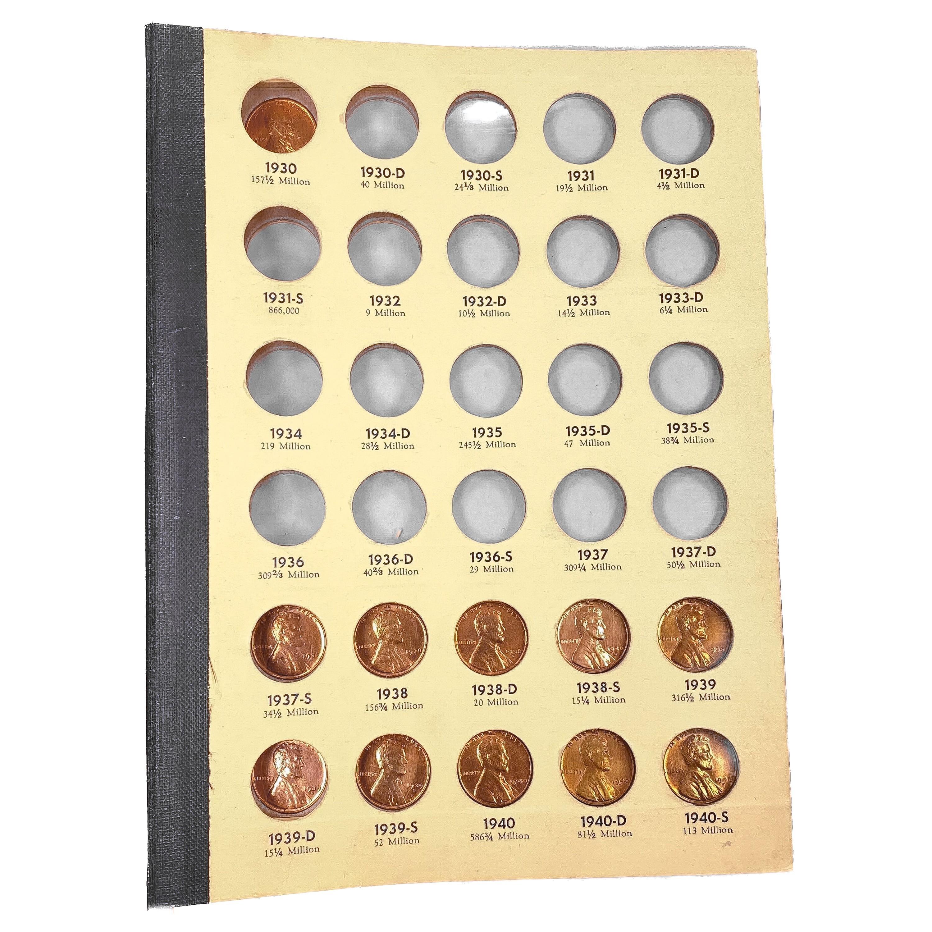 1910-1960 Lincoln Cent Collection [78 Coins]