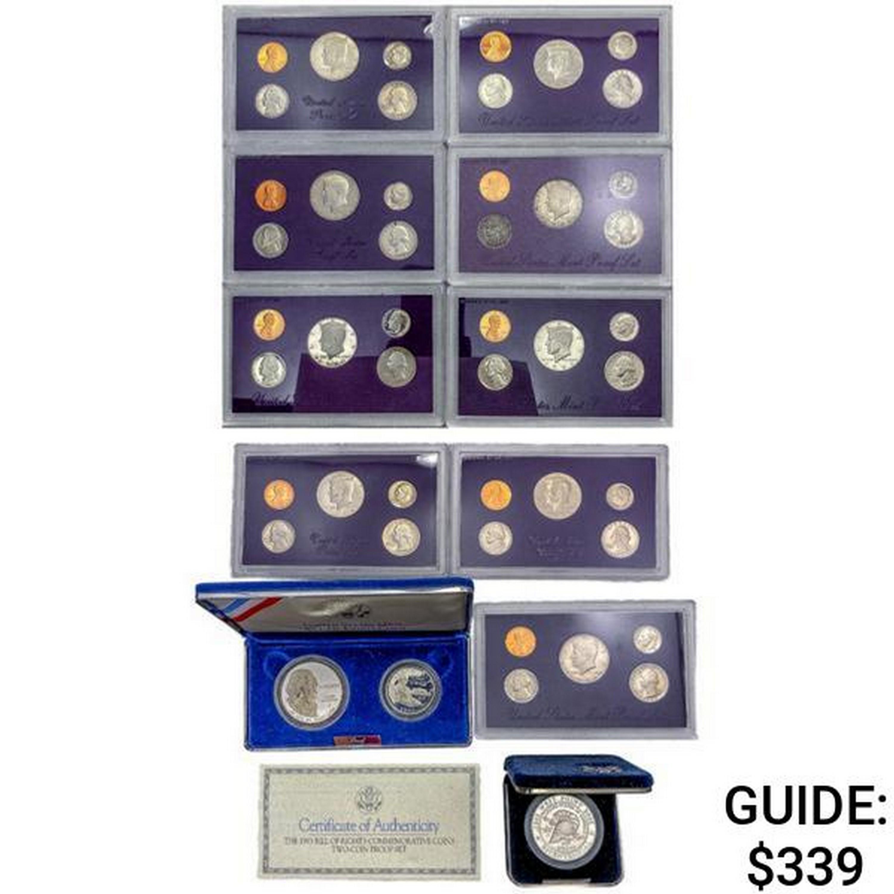 1984-2002 US Proof Mint Sets [48 Coins]