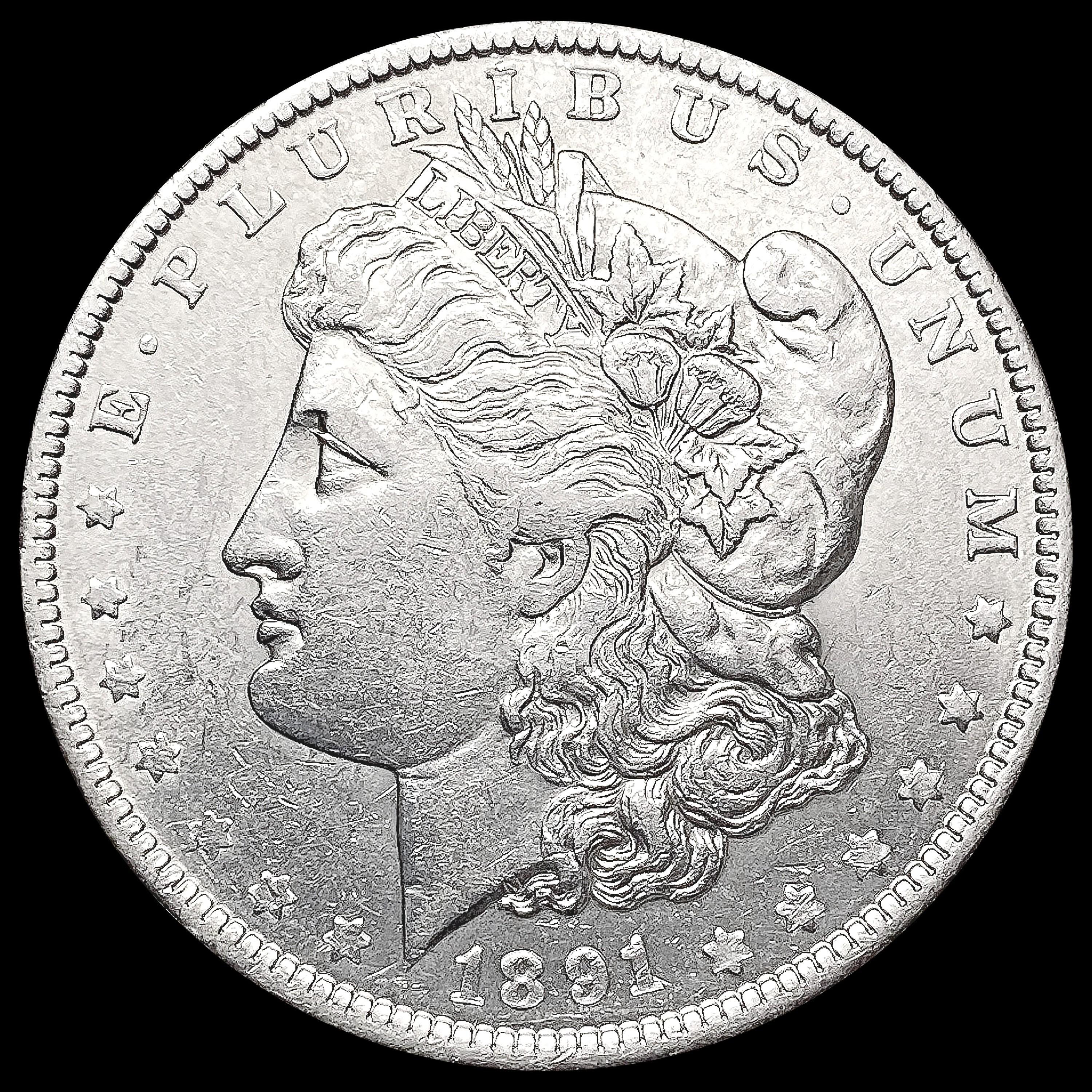 1891-O Morgan Silver Dollar CLOSELY UNCIRCULATED