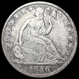 1856-O Seated Liberty Half Dollar LIGHTLY CIRCULAT