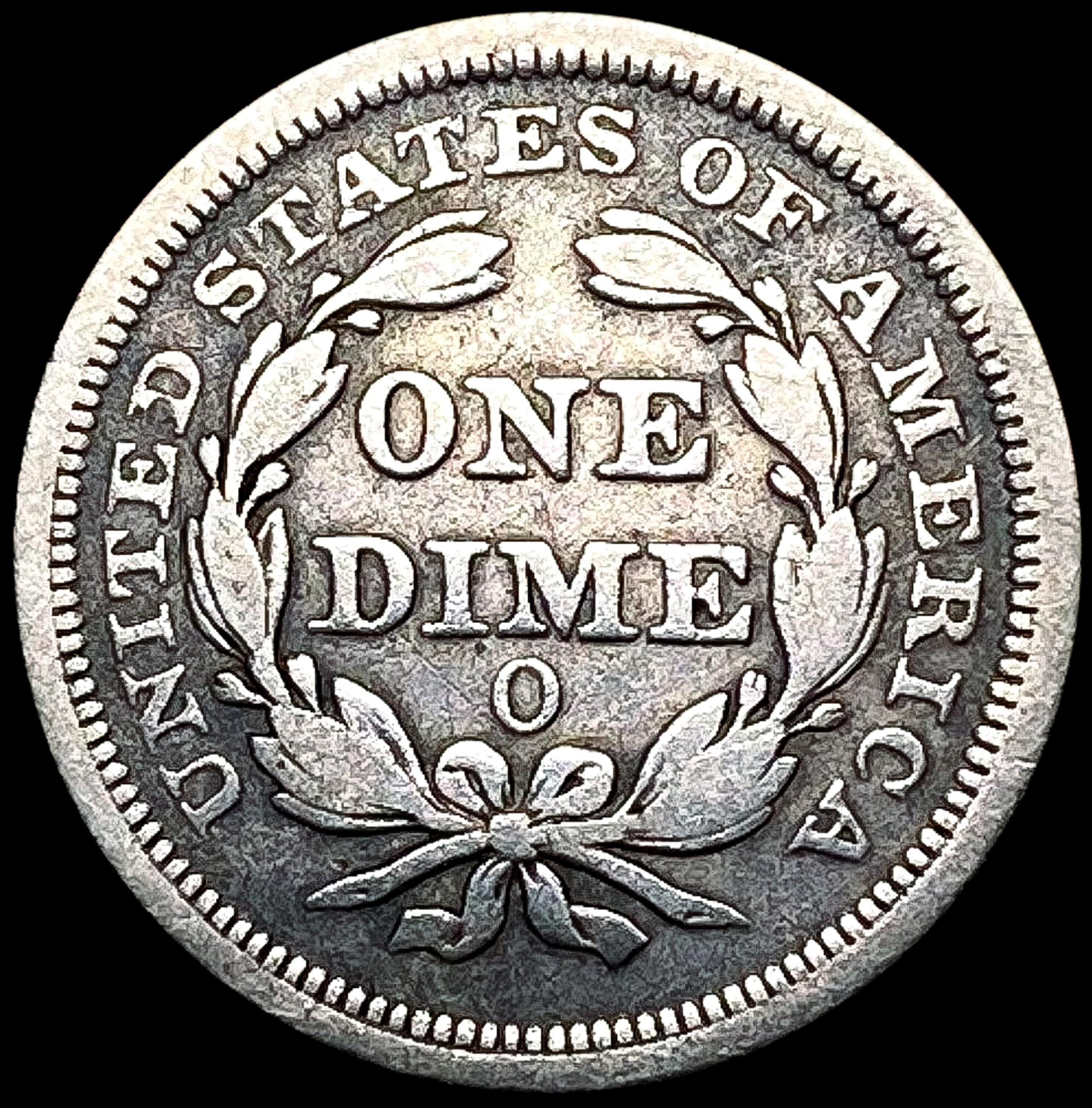 1852-O Seated Liberty Dime LIGHTLY CIRCULATED