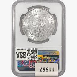 1878 7TF Morgan Silver Dollar NGC MS61 REV 79