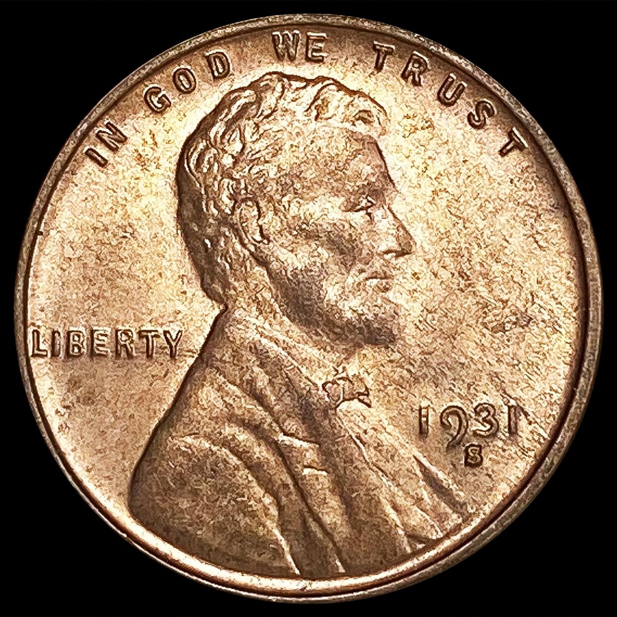 1931-S Wheat Cent UNCIRCULATED