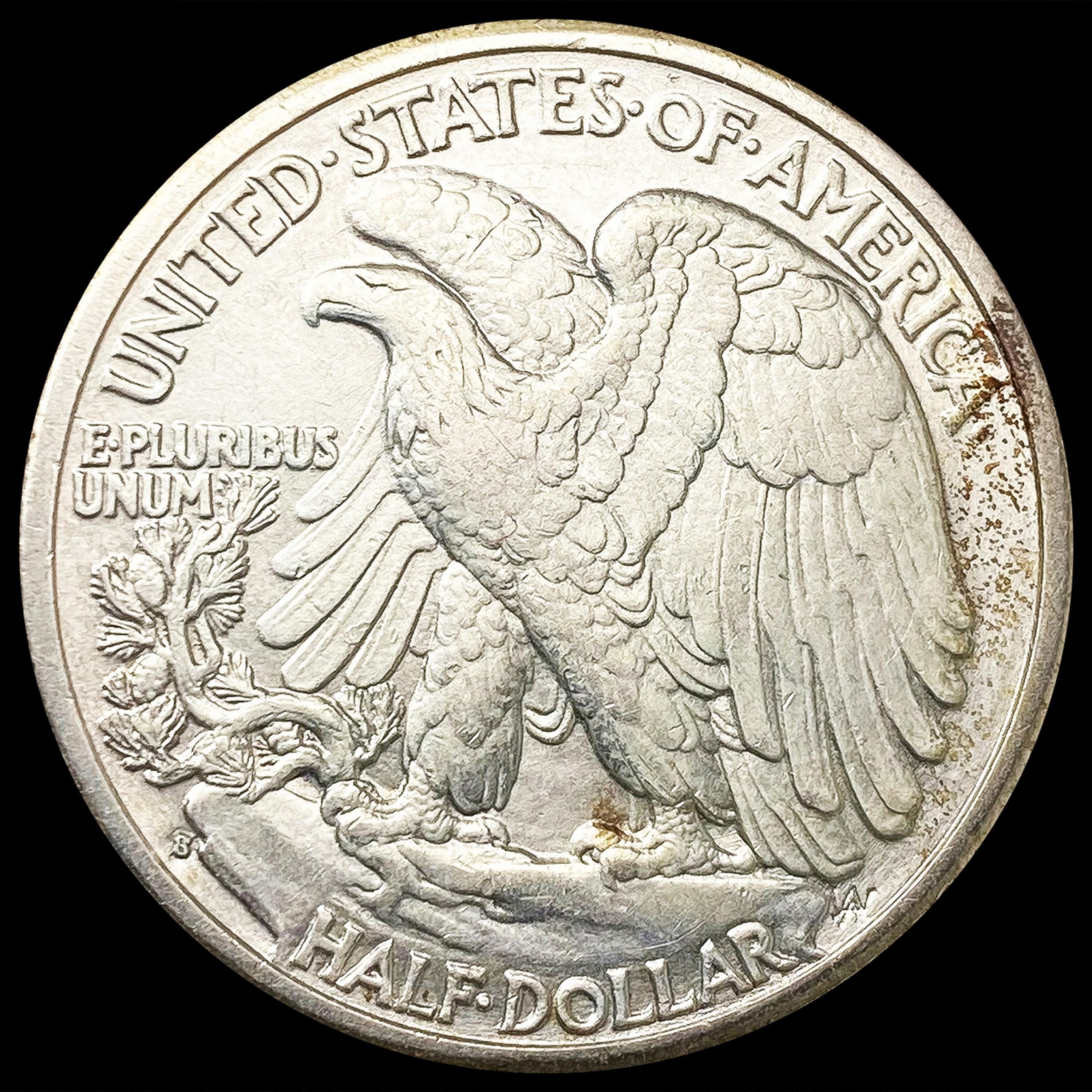 1934-S Walking Liberty Half Dollar CLOSELY UNCIRCU