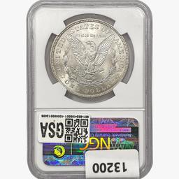 1921 Morgan Silver Dollar NGC MS64