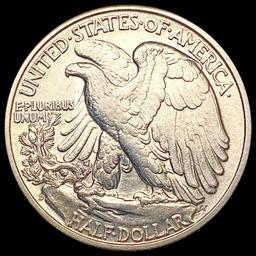 1937-D Walking Liberty Half Dollar CLOSELY UNCIRCU