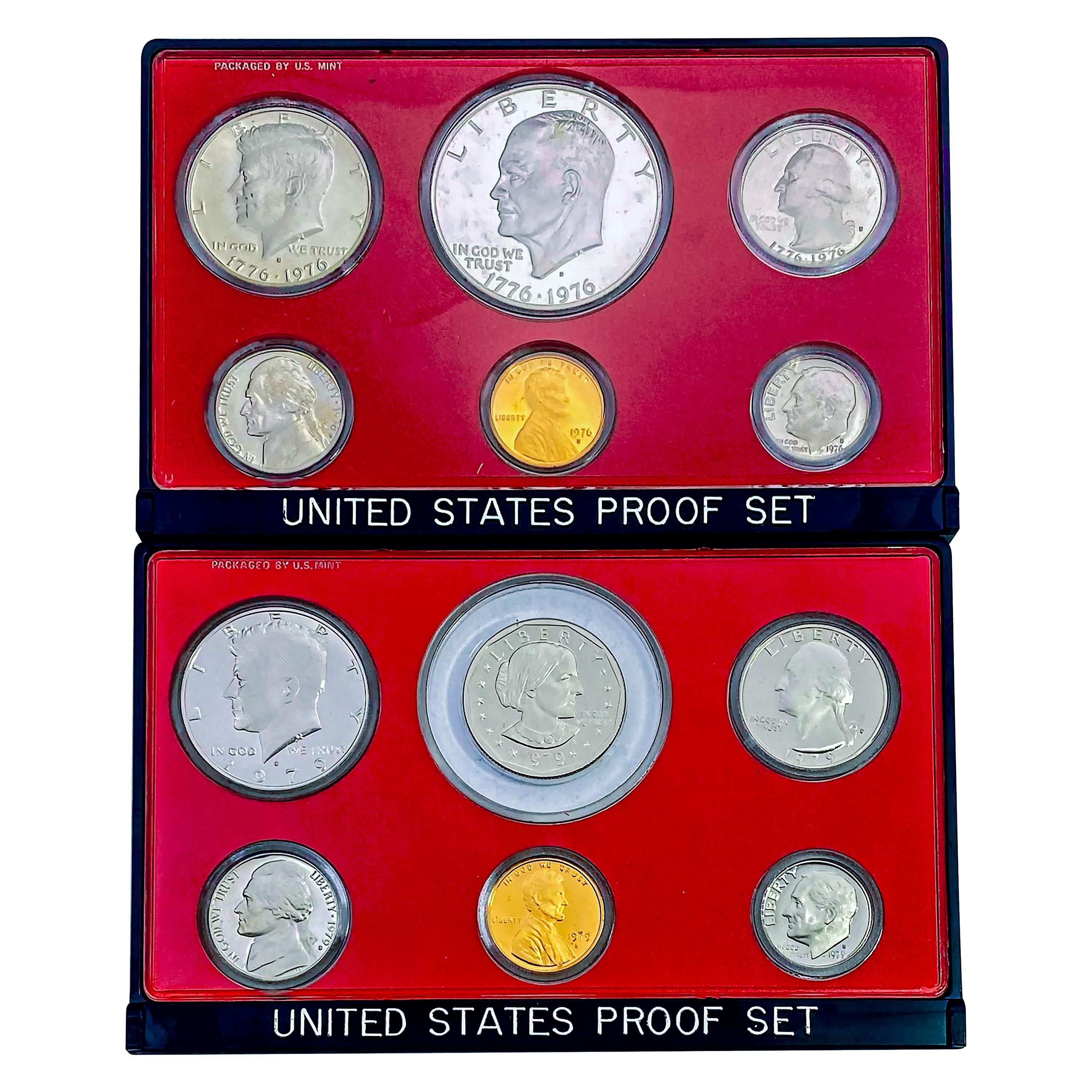 1976-2010 US Proof and UNC Mint Sets [53 Coins]