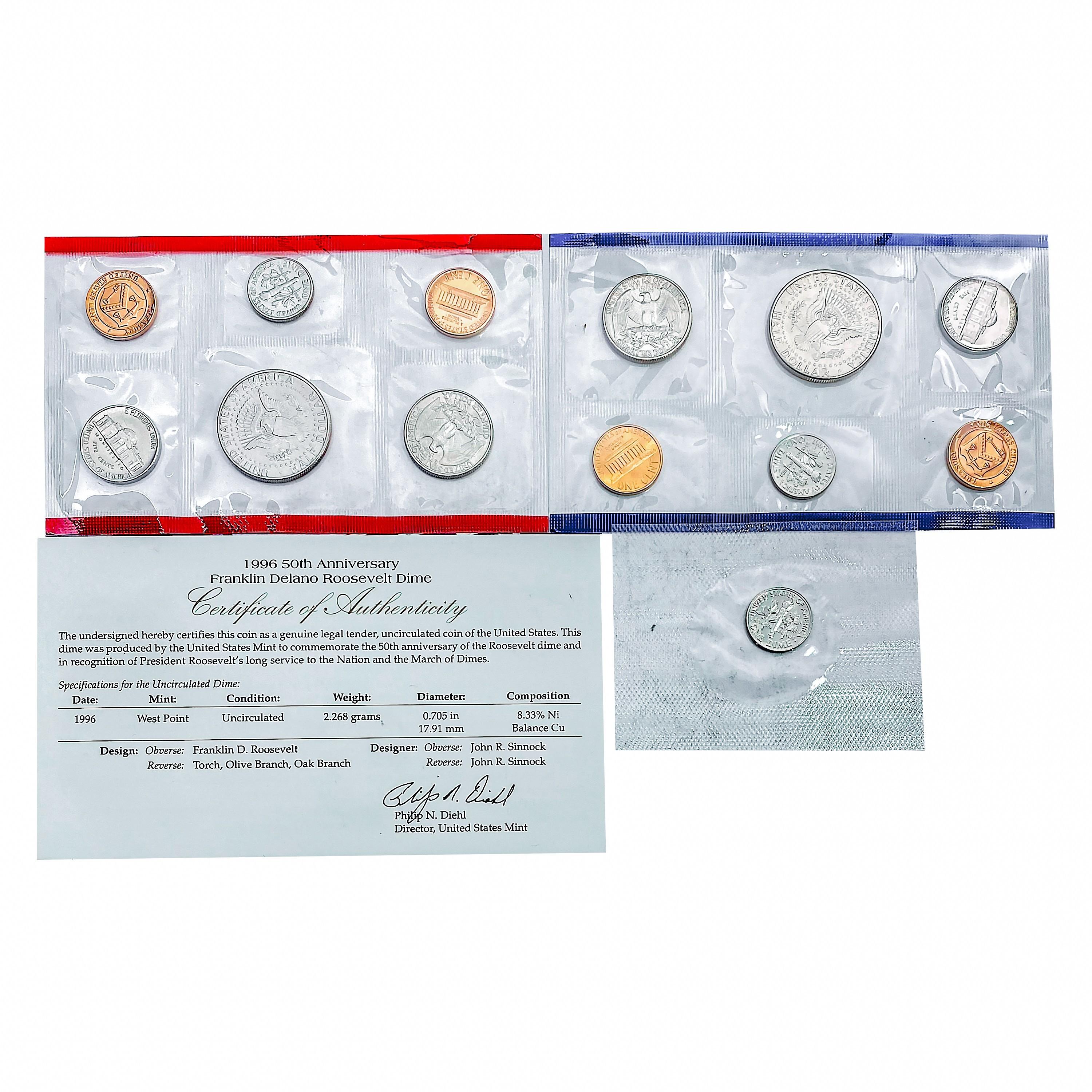 1976-2010 US Proof and UNC Mint Sets [53 Coins]