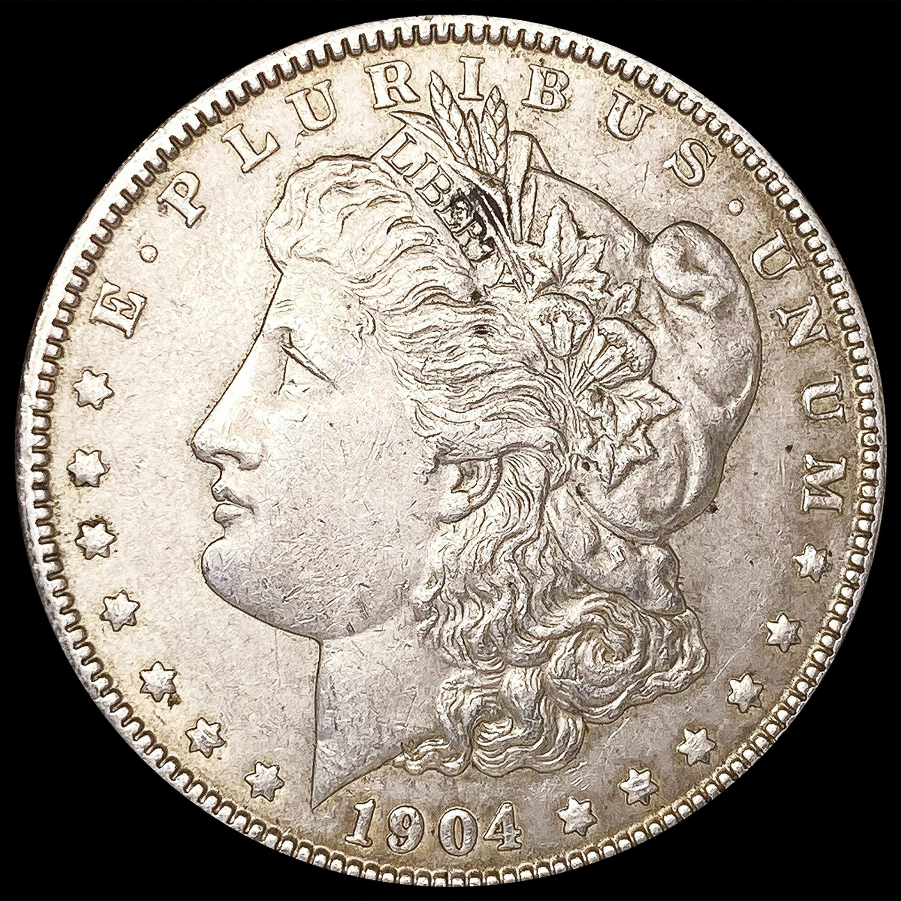 1904 Morgan Silver Dollar CLOSELY UNCIRCULATED