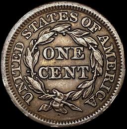 1848 Braided Hair Large Cent CLOSELY UNCIRCULATED