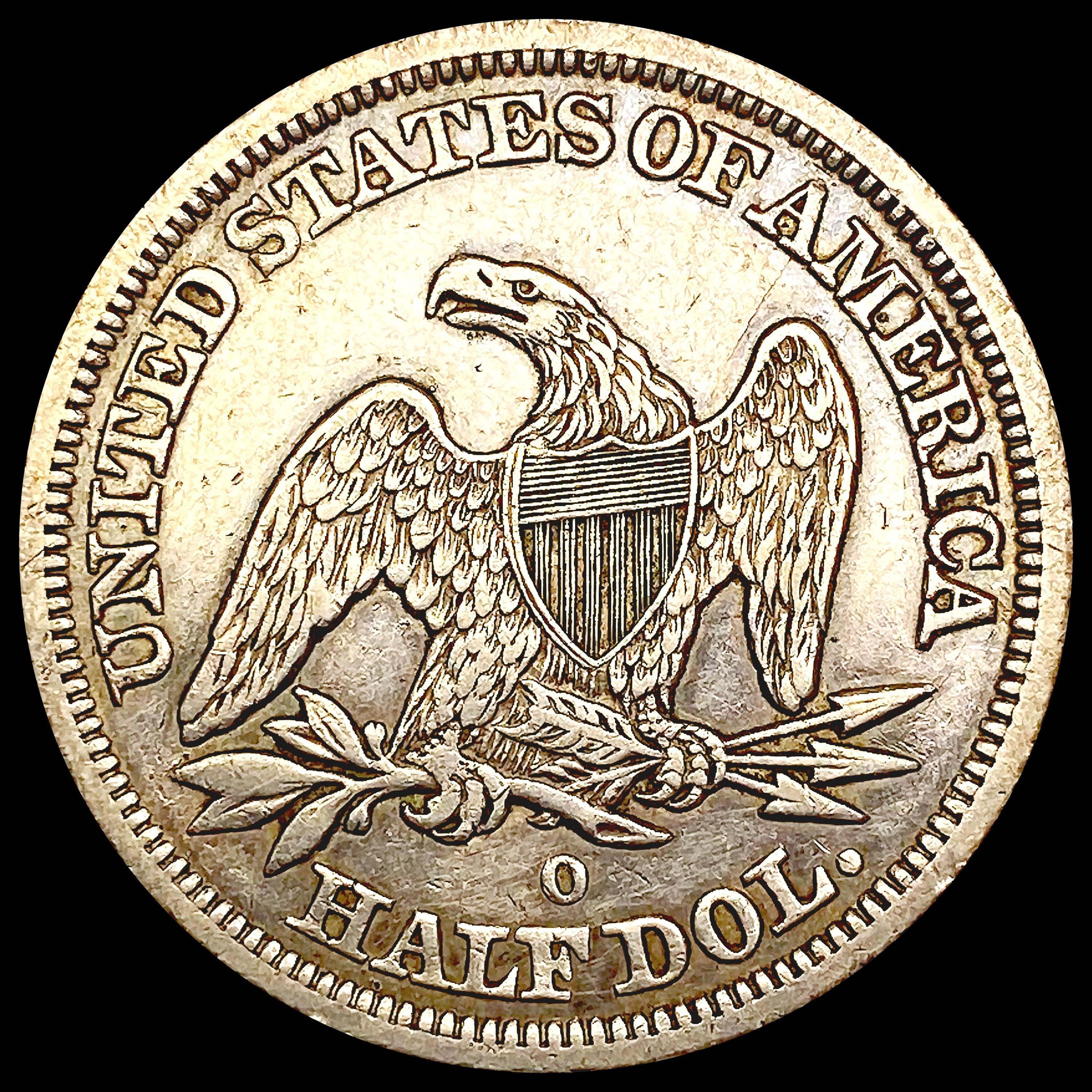 1844-O Seated Liberty Half Dollar LIGHTLY CIRCULAT