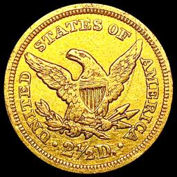 1850 $2.50 Gold Quarter Eagle NEARLY UNCIRCULATED