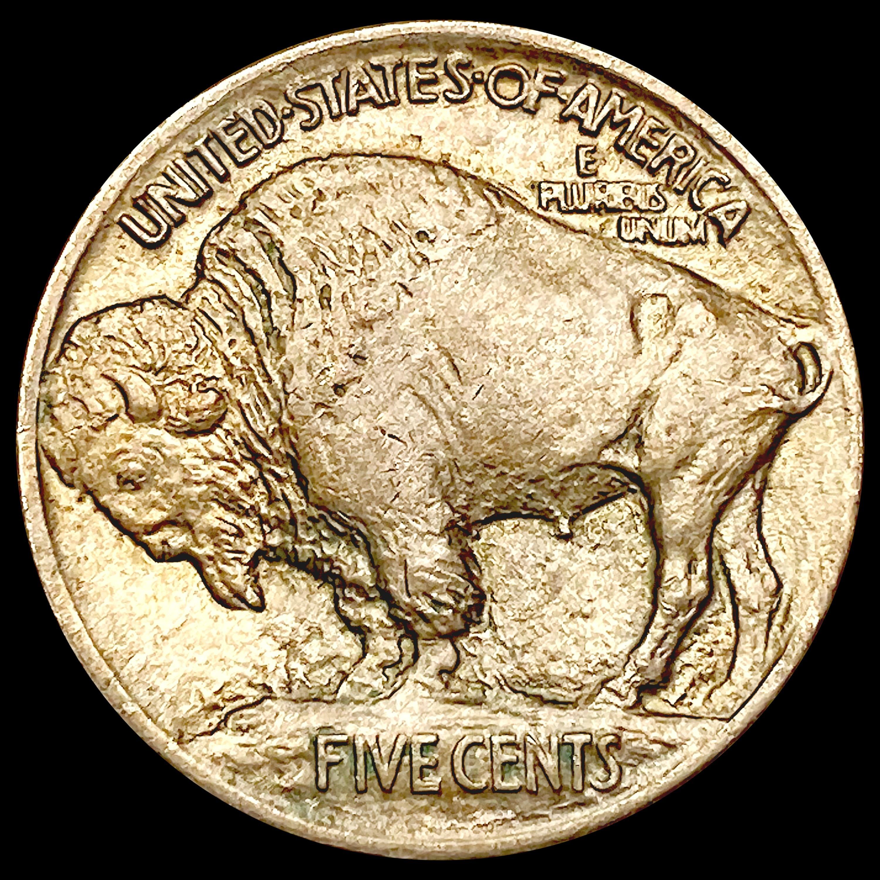 1913 T1 Buffalo Nickel CHOICE AU