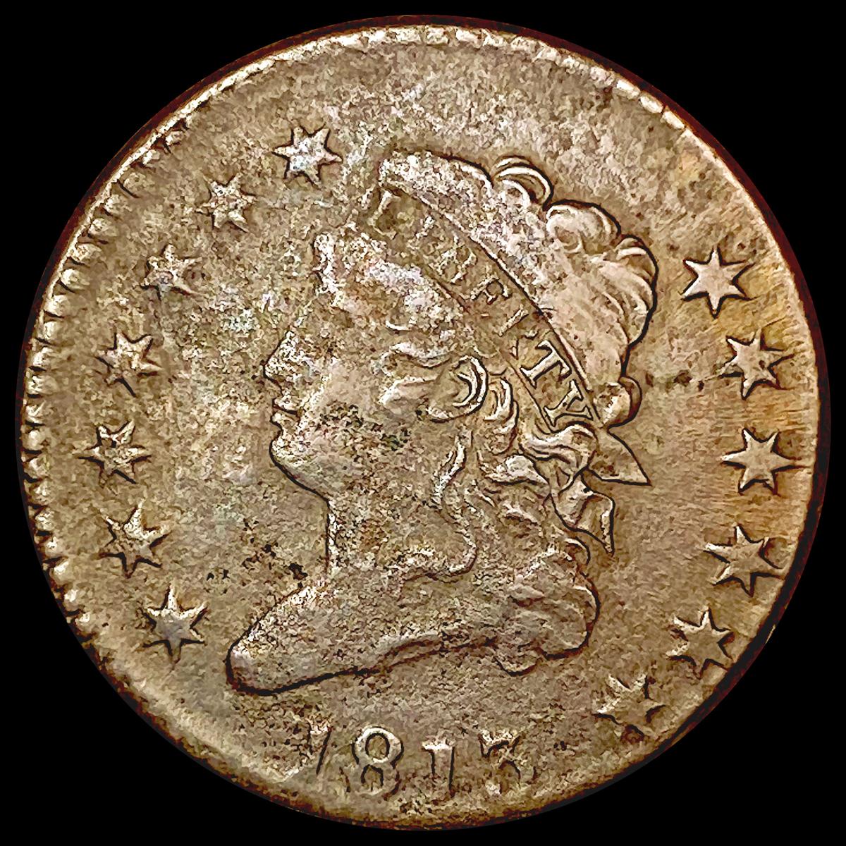 1813 Classic Head Large Cent CLOSELY UNCIRCULATED