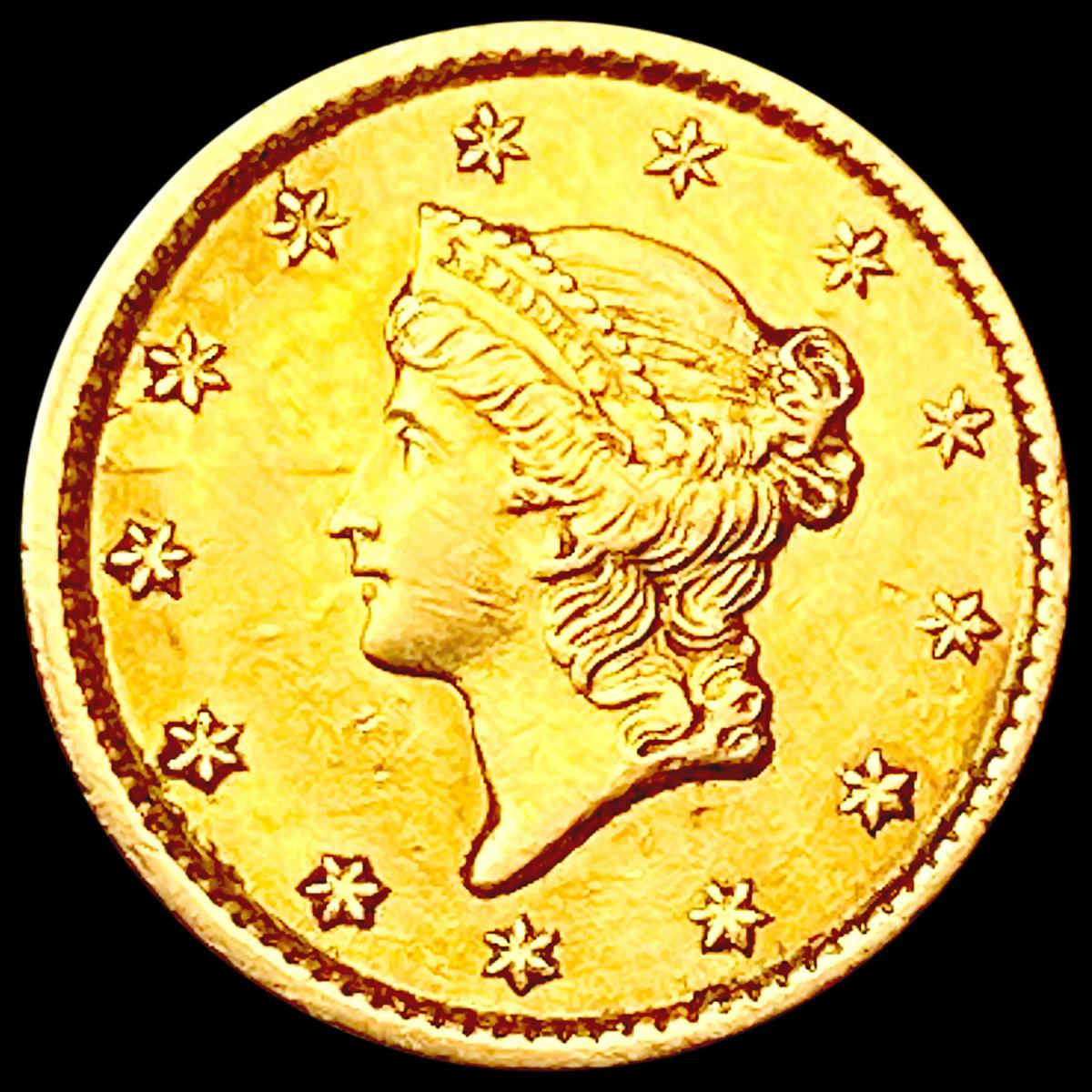 1852 Rare Gold Dollar CLOSELY UNCIRCULATED