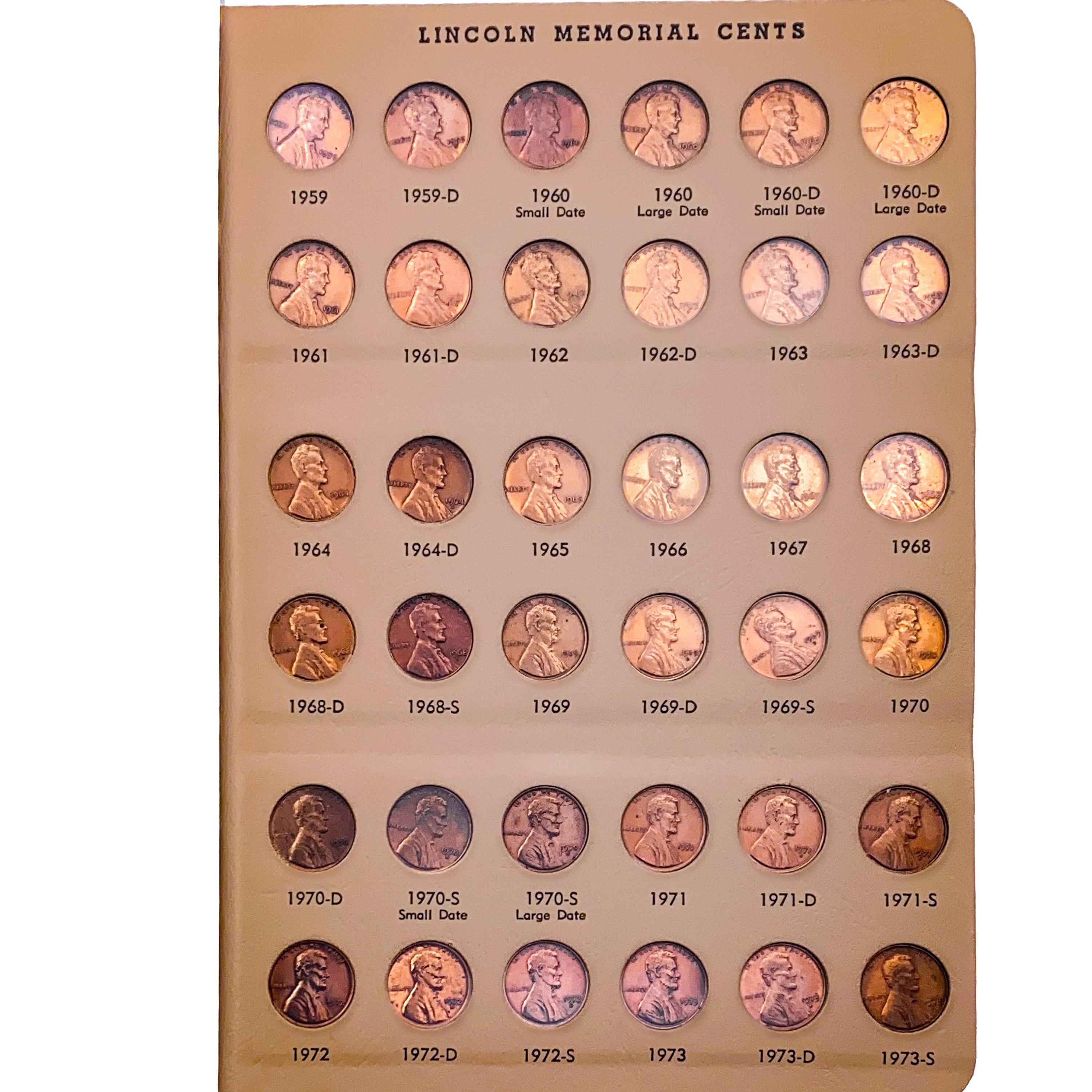 1909-2010 Lincoln Cent Collection [252 Coins]