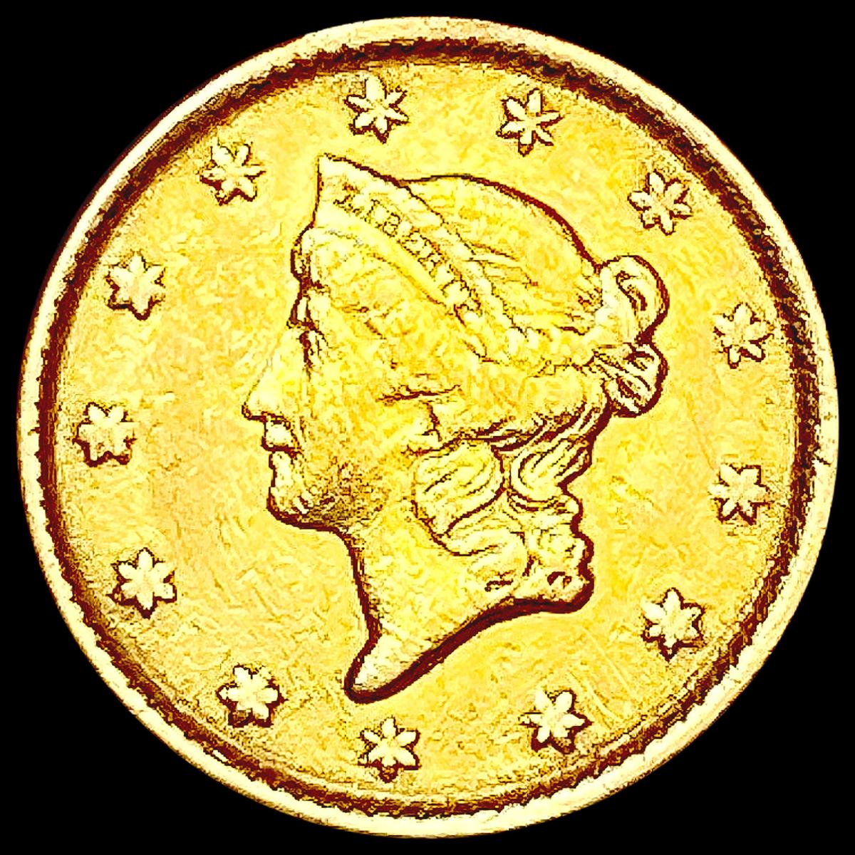 1853 Rare Gold Dollar CLOSELY UNCIRCULATED