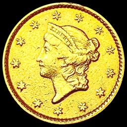 1853 Rare Gold Dollar CLOSELY UNCIRCULATED