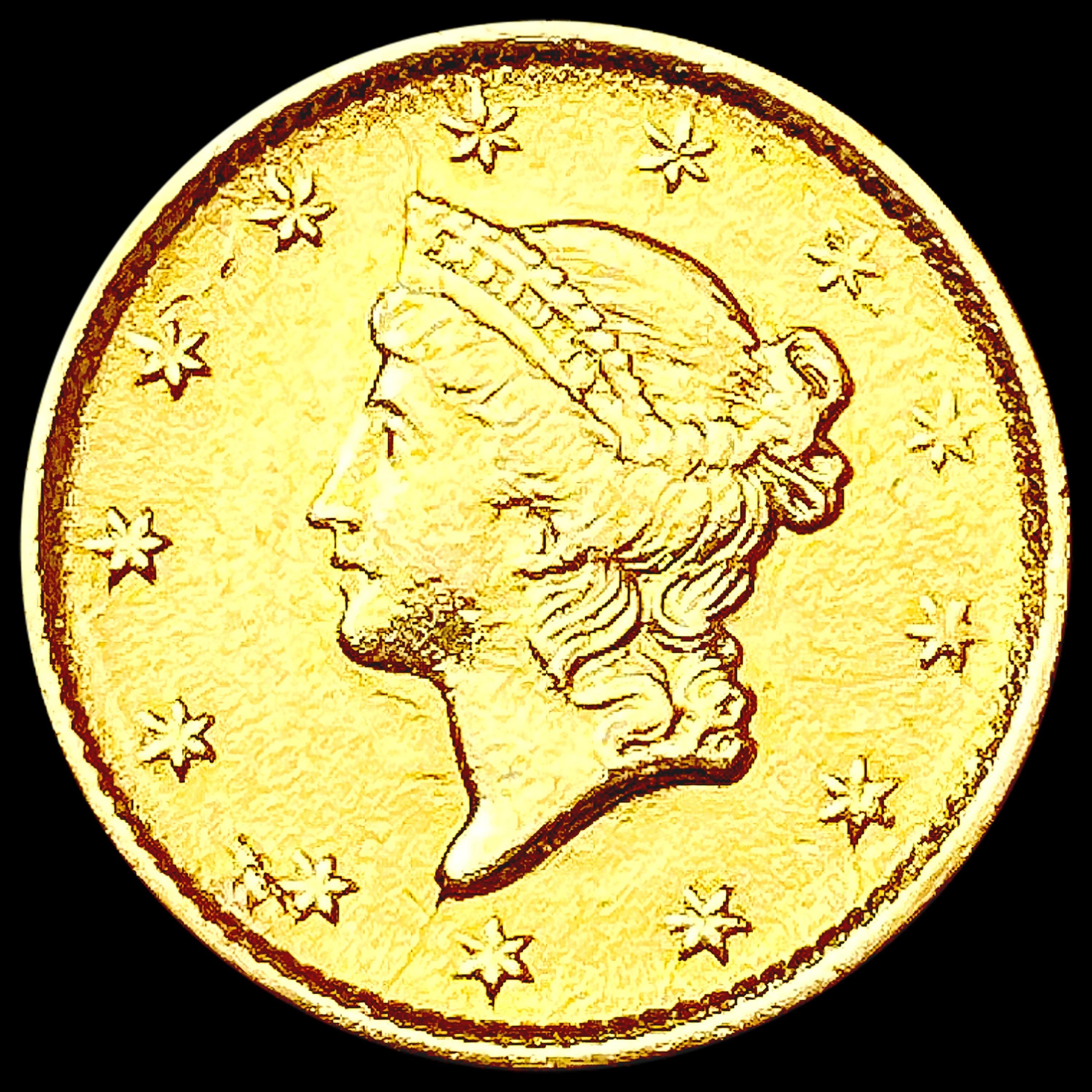 1854 Rare Gold Dollar NEARLY UNCIRCULATED