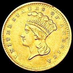 1856 Rare Gold Dollar CLOSELY UNCIRCULATED