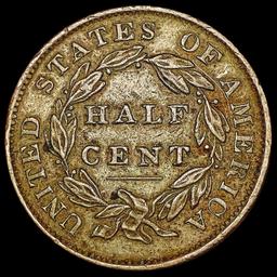 1833 Classic Head Half Cent CHOICE AU