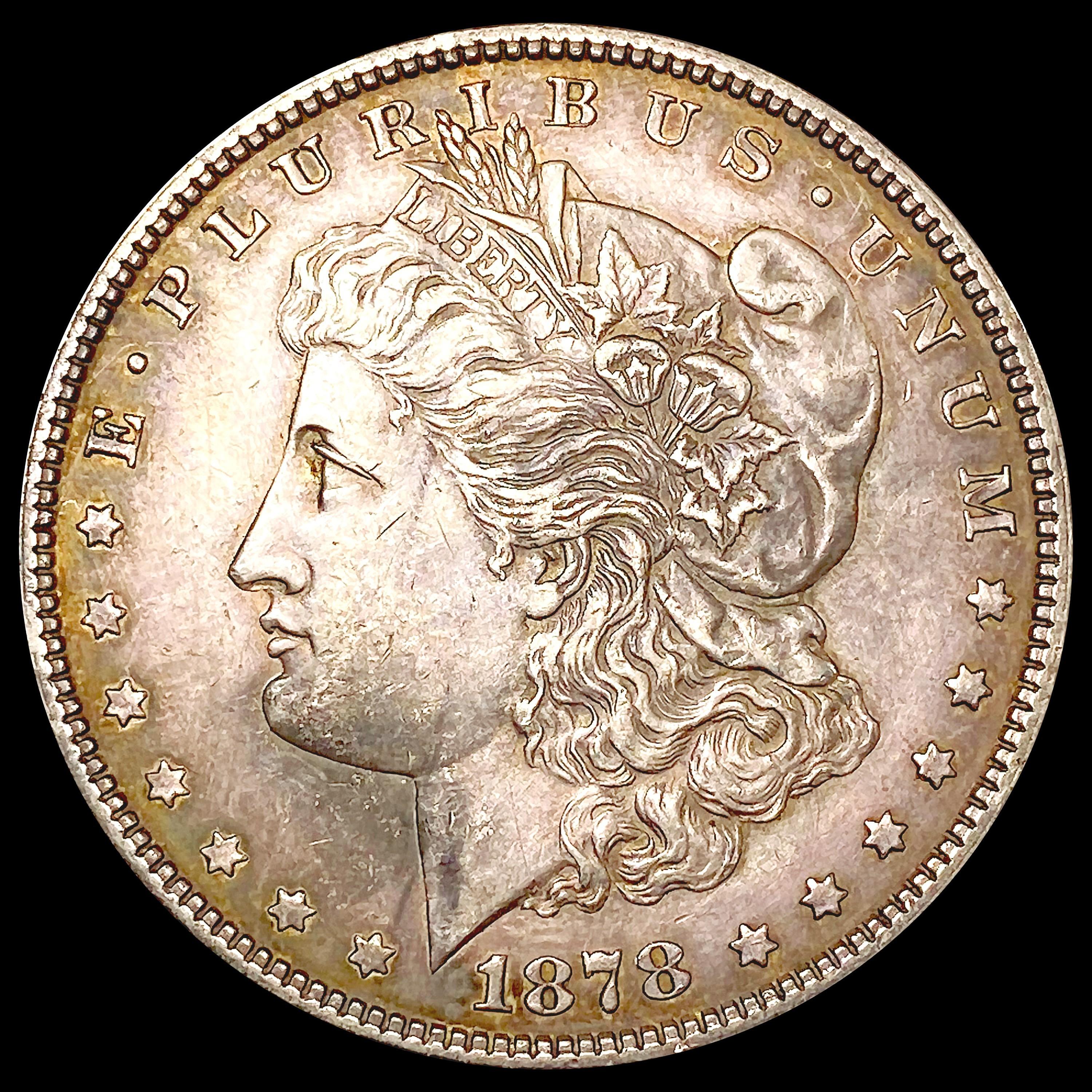 1878 7/8TF Morgan Silver Dollar CLOSELY UNCIRCULAT