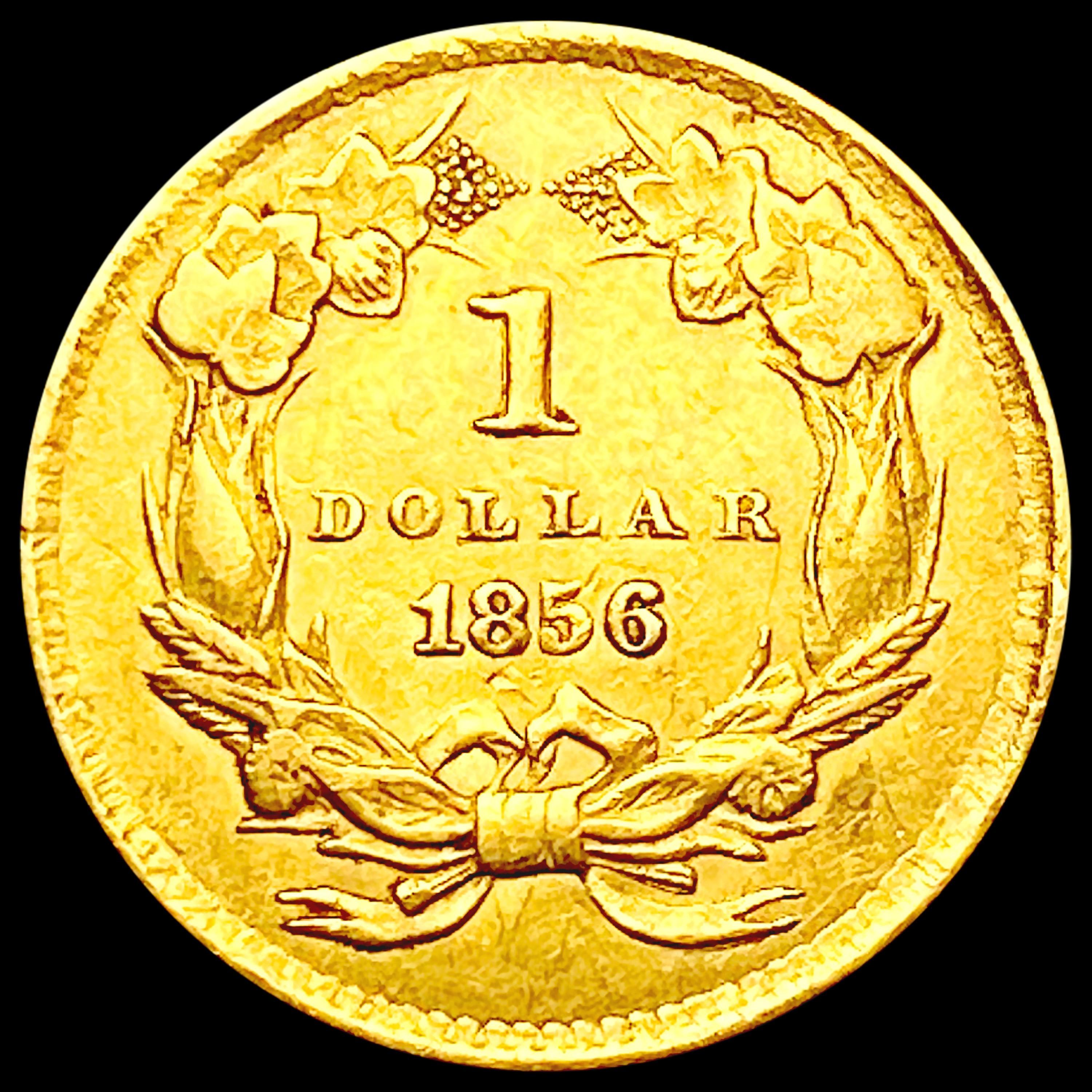 1856 Rare Gold Dollar CLOSELY UNCIRCULATED