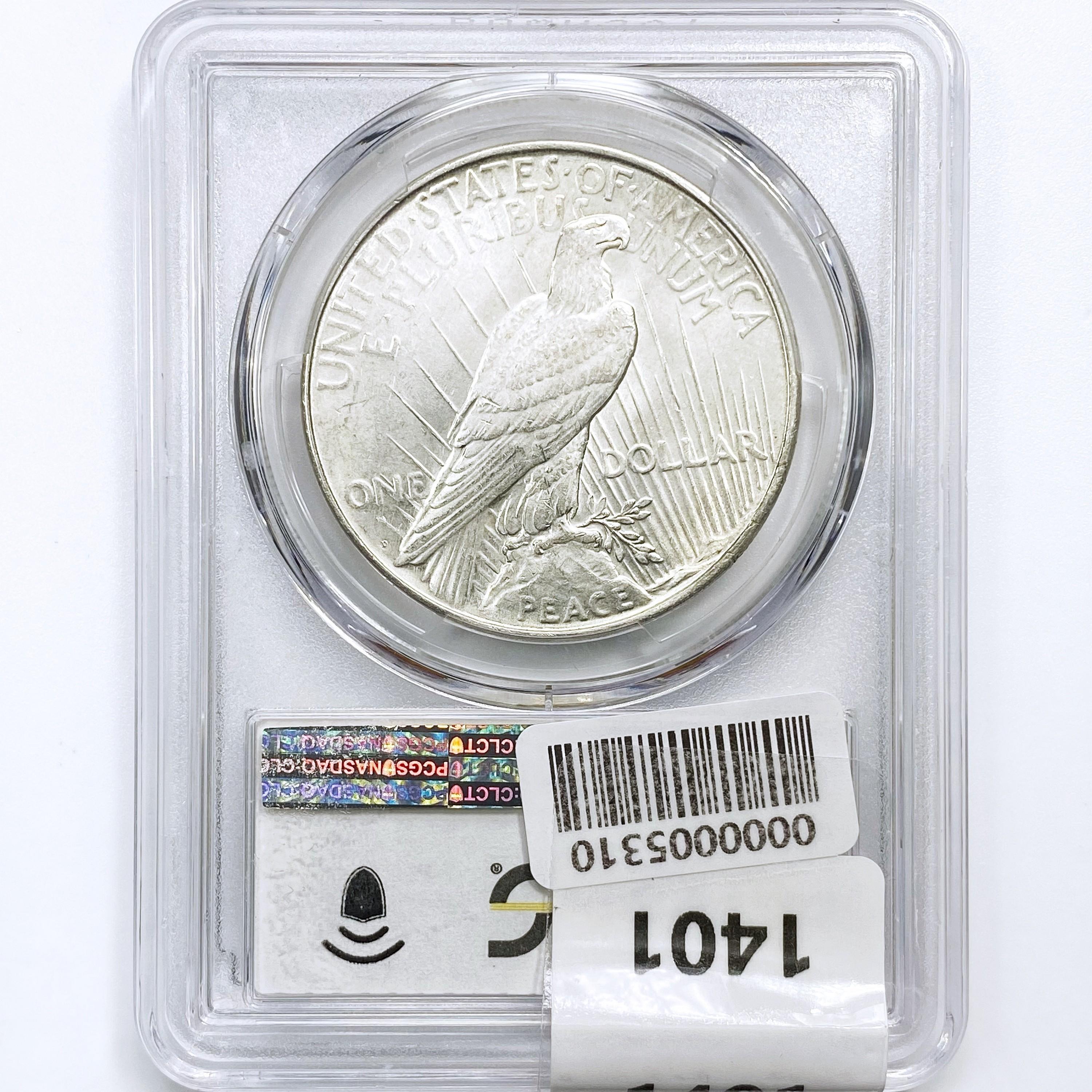 1923-D Silver Peace Dollar PCGS MS61