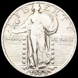 1929-S Standing Liberty Quarter CLOSELY UNCIRCULAT