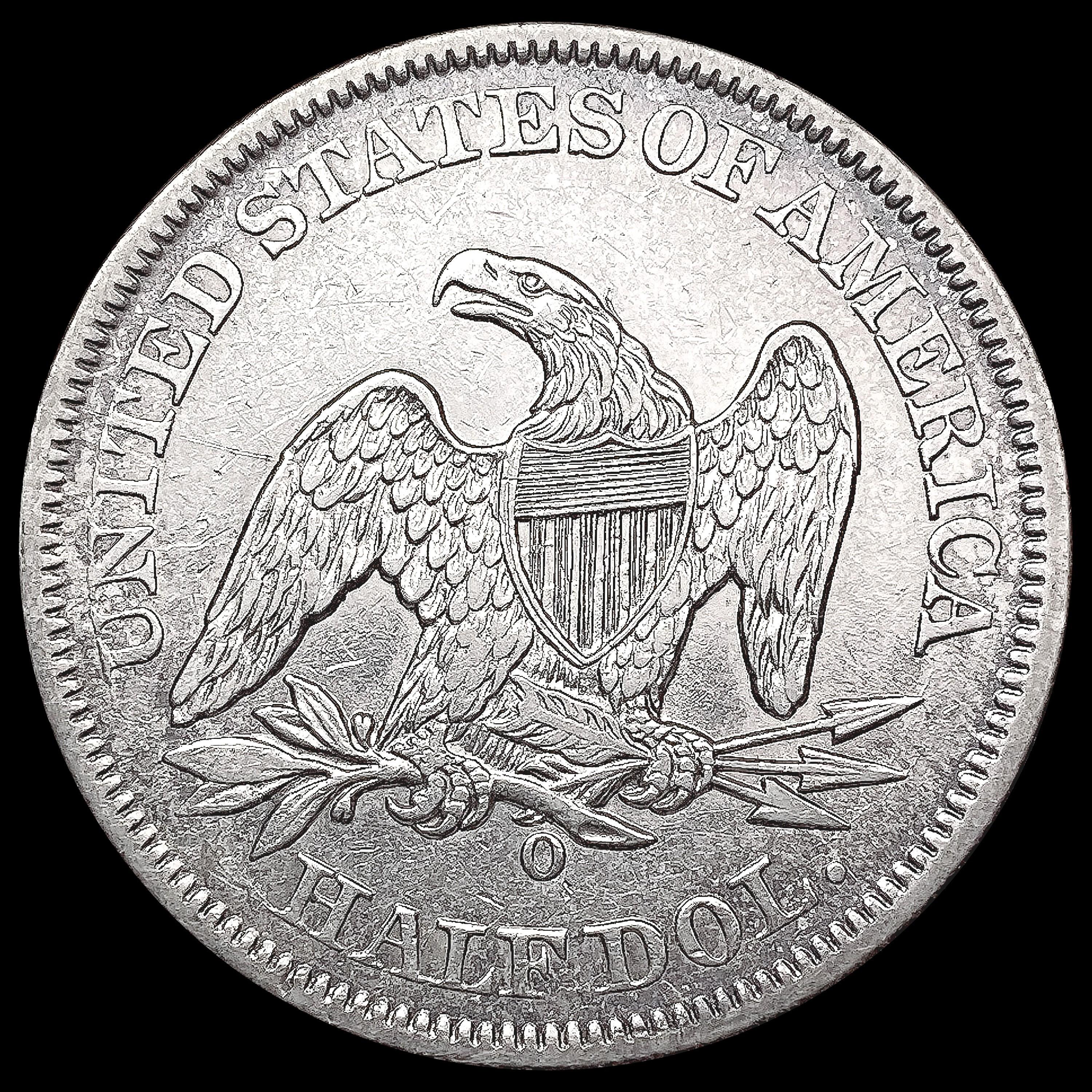 1855-O Arws Seated Liberty Half Dollar NEARLY UNCI