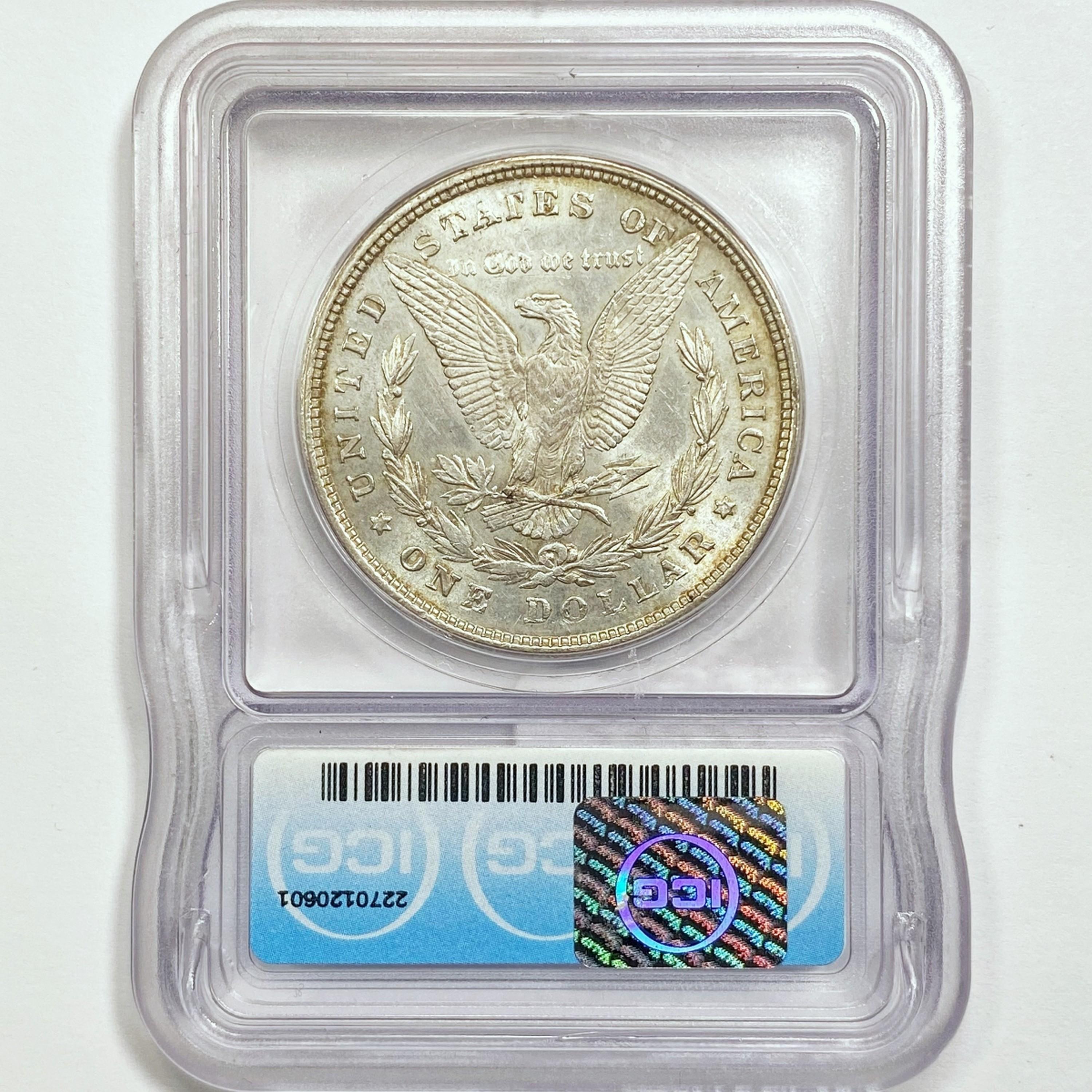 1878 8TF Morgan Silver Dollar ICG MS62 SPL