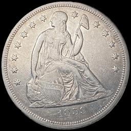 1859-O Seated Liberty Dollar CLOSELY UNCIRCULATED