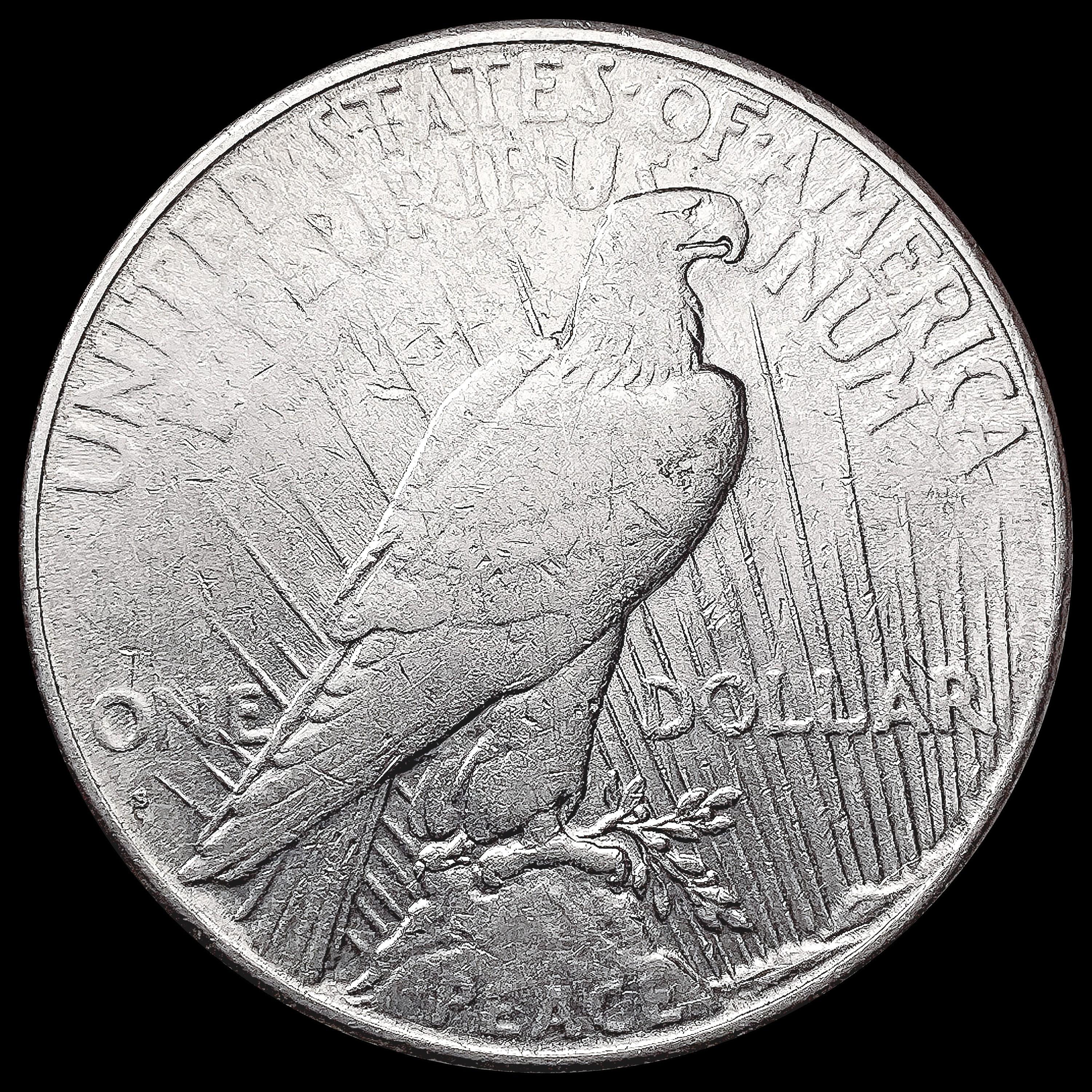 1927-S Silver Peace Dollar NICELY CIRCULATED