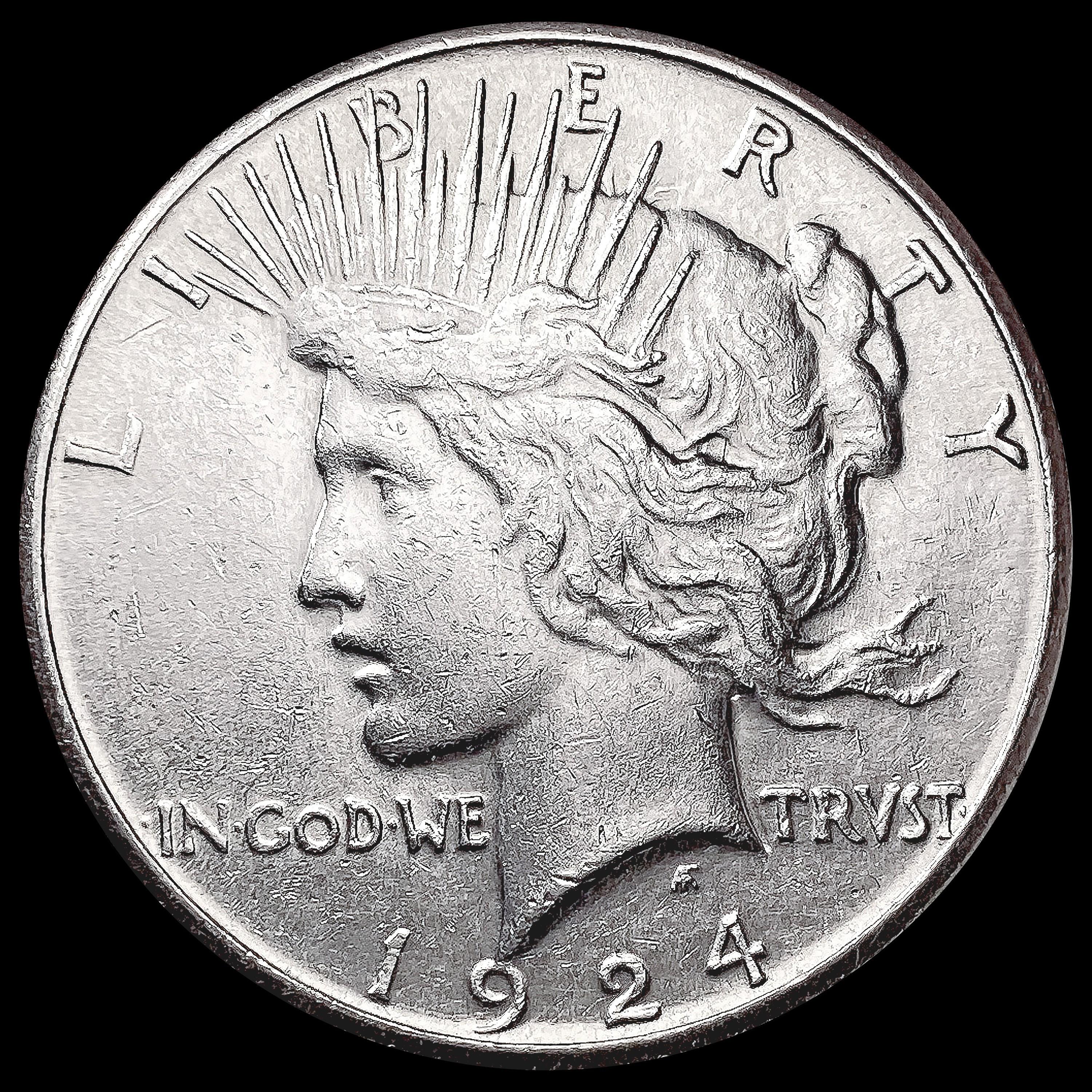 1924-S Silver Peace Dollar UNCIRCULATED