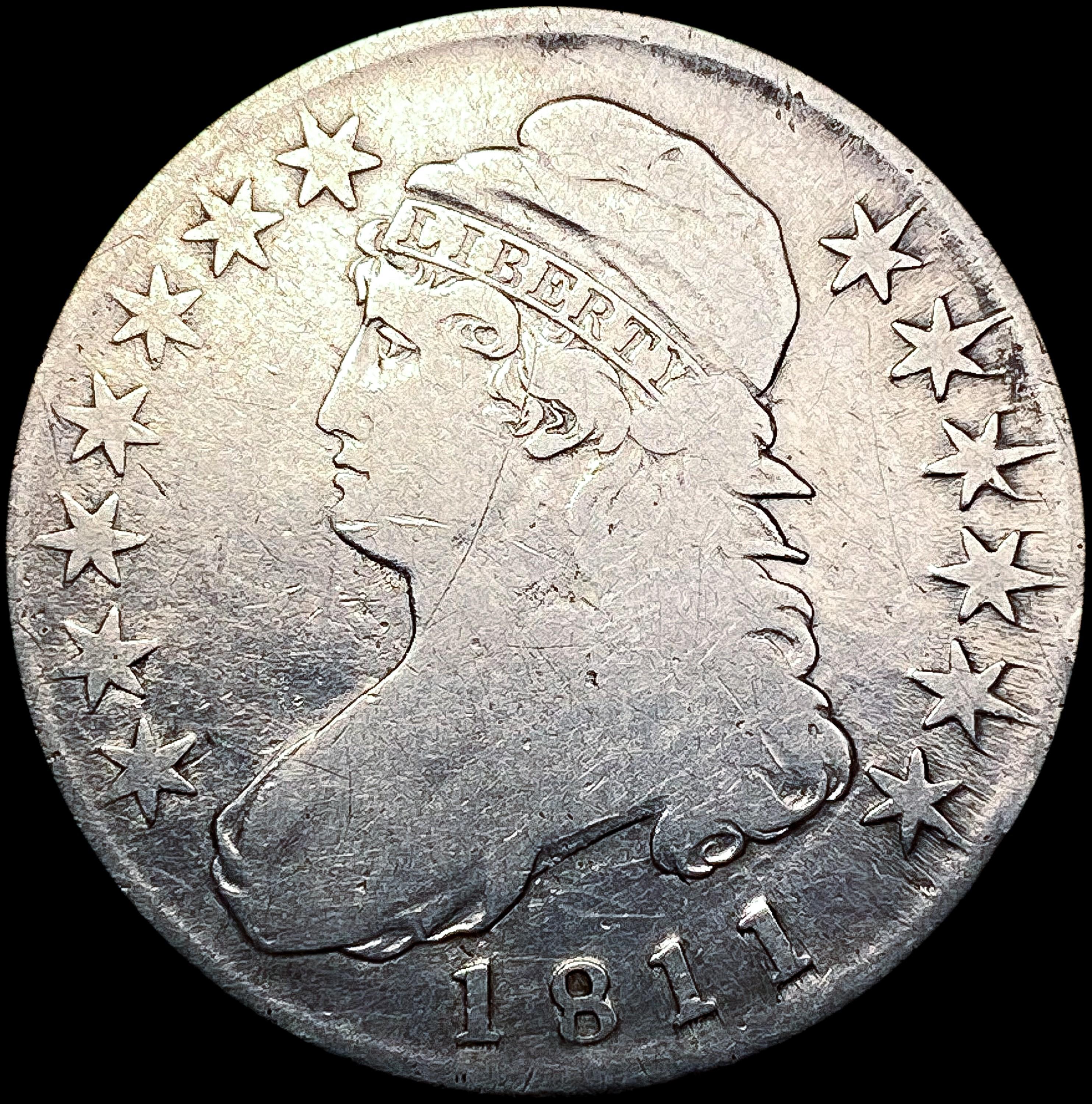 1811 Capped Bust Half Dollar NICELY CIRCULATED