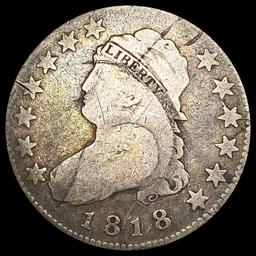 1818 Capped Bust Quarter NICELY CIRCULATED