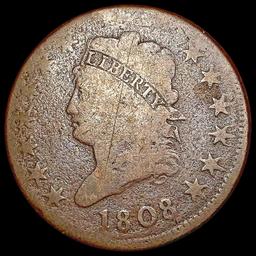 1808 Coronet Head Large Cent NICELY CIRCULATED