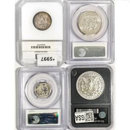 [4] US Varied Silver Coinage Generic  1889-1966
