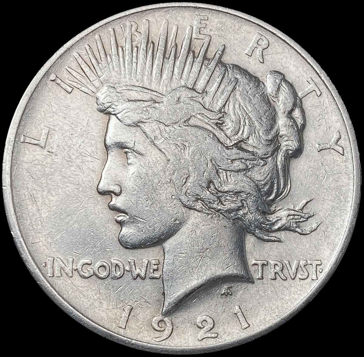 1921 Silver Peace Dollar NICELY CIRCULATED