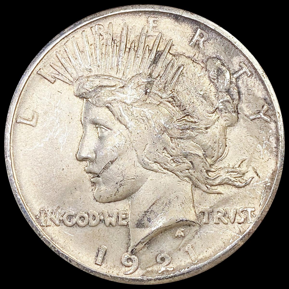 1921 Silver Peace Dollar CLOSELY UNCIRCULATED