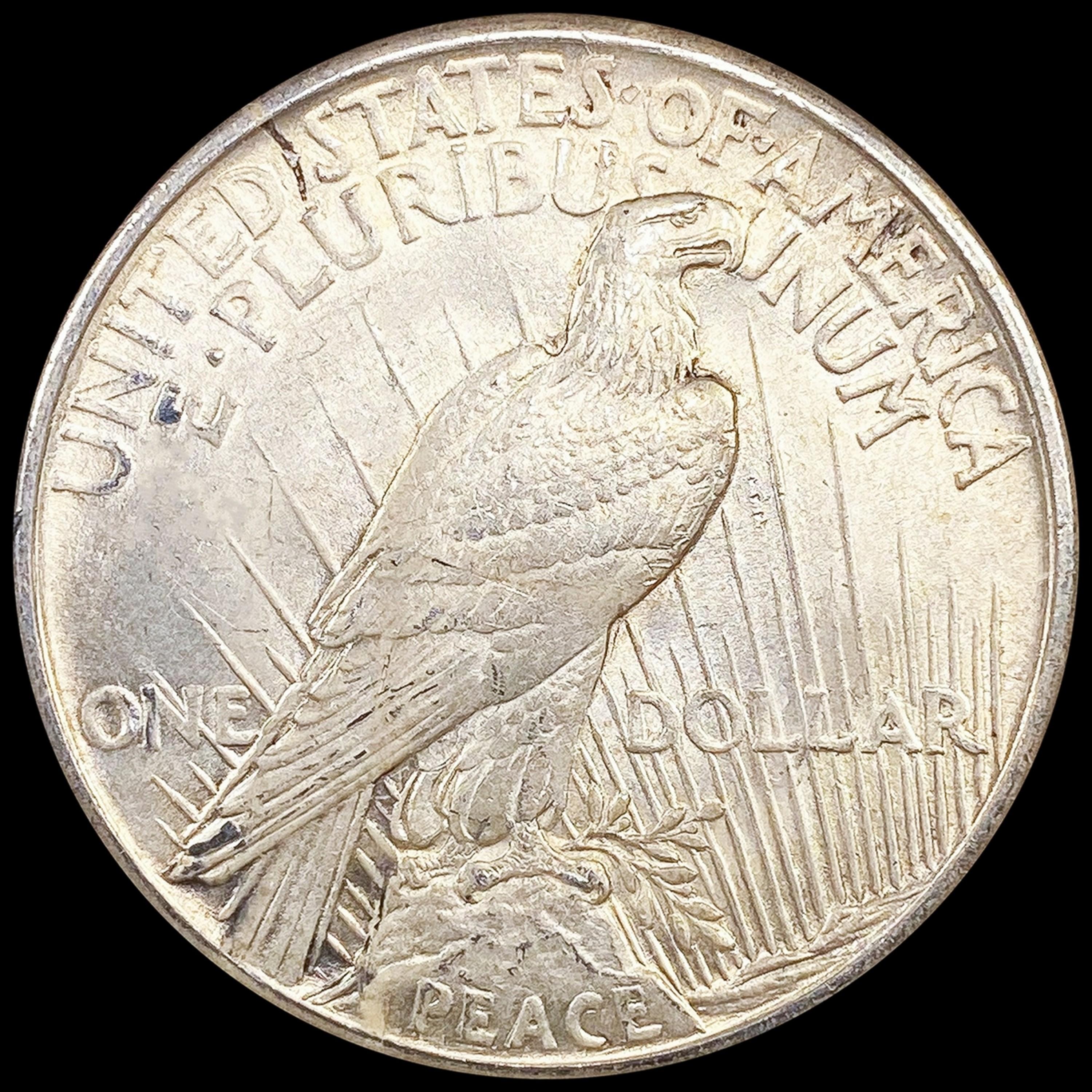 1921 Silver Peace Dollar CLOSELY UNCIRCULATED