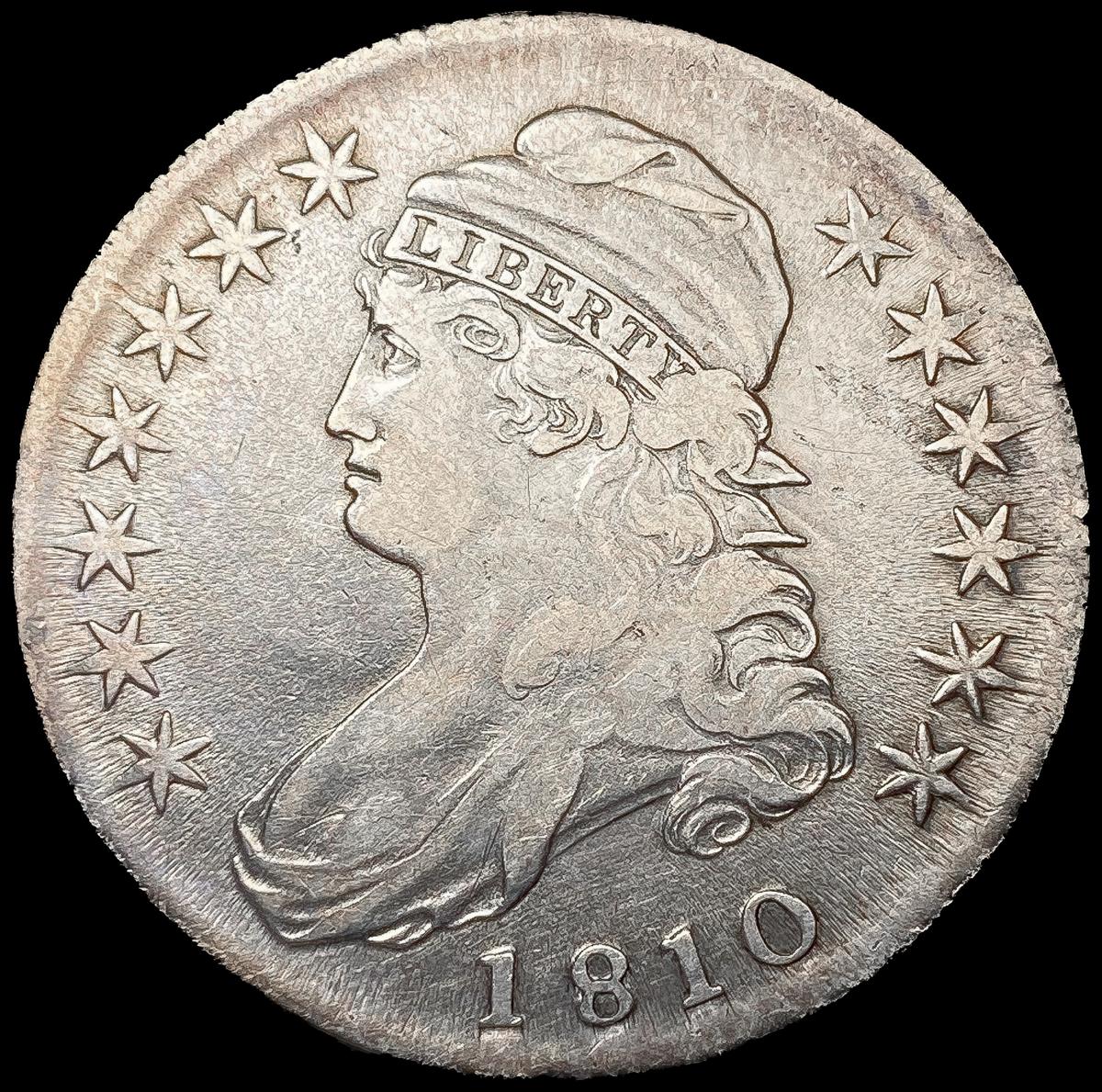 1810 Capped Bust Half Dollar LIGHTLY CIRCULATED