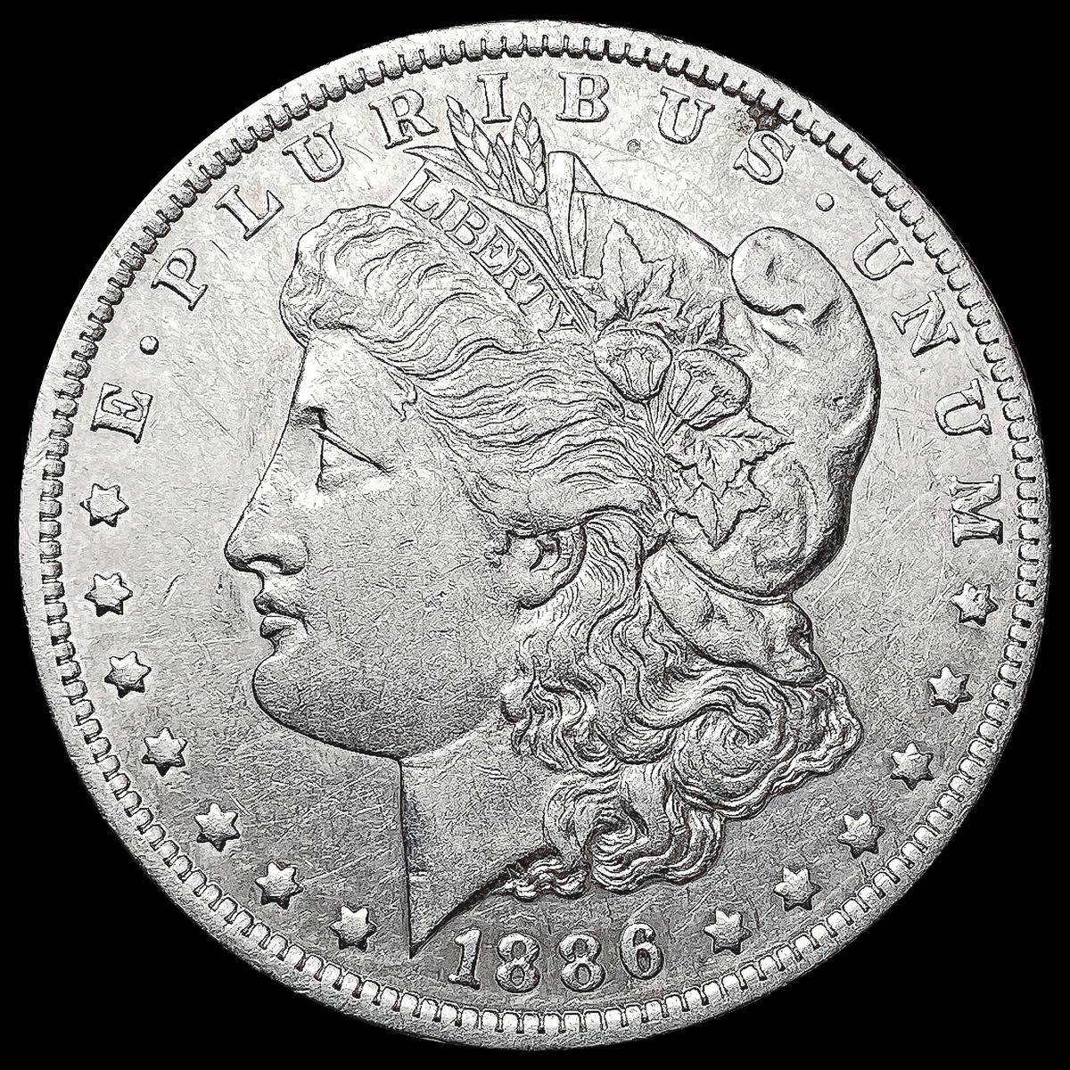 1886-O Morgan Silver Dollar NEARLY UNCIRCULATED