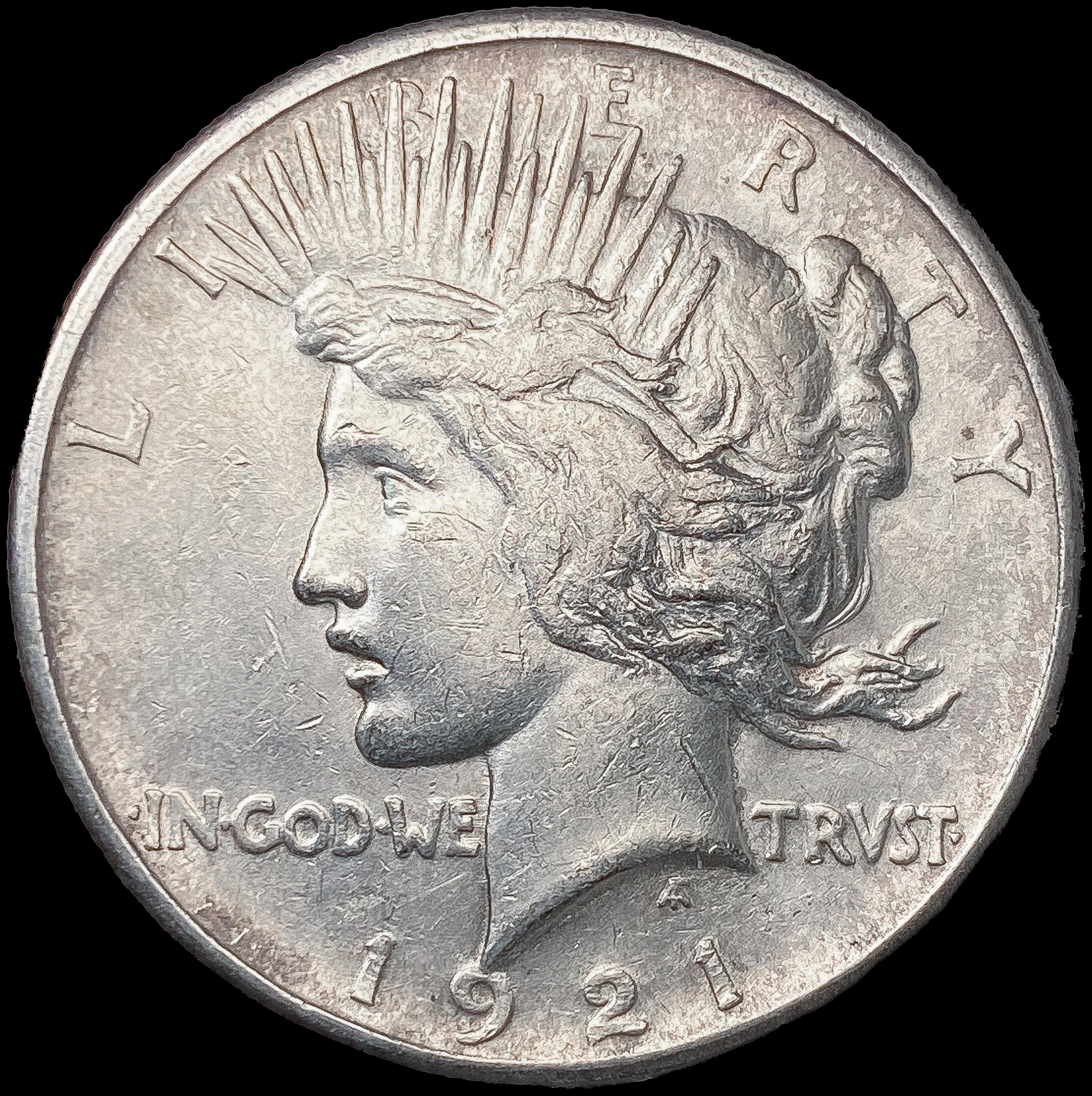 1921 Silver Peace Dollar LIGHTLY CIRCULATED